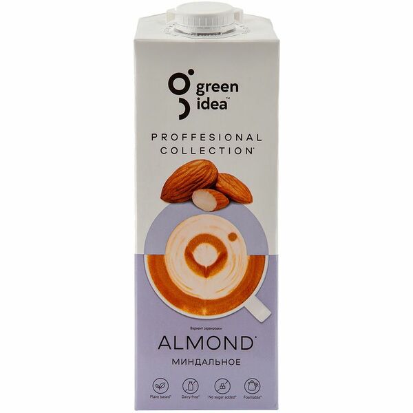 Напиток Green Idea миндальный стерилизованный, 1л