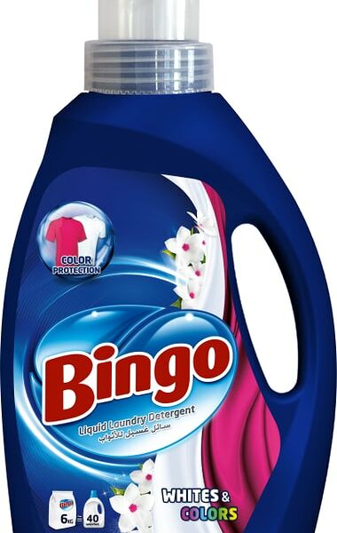 Гель для стирки Bingo для стирки белого и цветного белья 2.6л