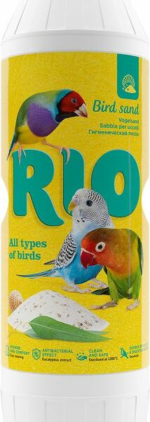 Песок для птиц Rio гигиенический с экстрактом эвкалипта и ракушечником 2кг