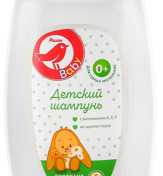 Шампунь Ашан Красная птица для малышей 0+