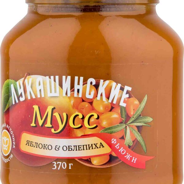 Мусс Лукашинские Фьюжн Яблоко & Облепиха