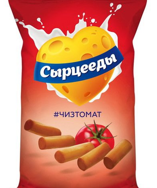 Сыр копченый Сырцееды #чизтомат, палочки, 23г