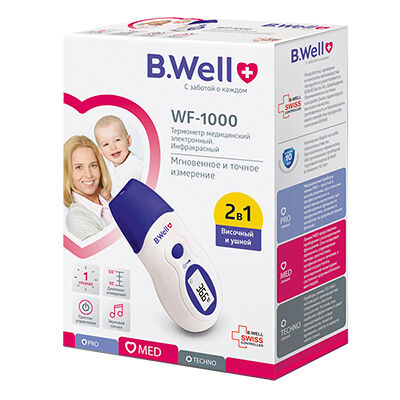 B.Well Термометр инфракрасный WF-1000 2 в 1