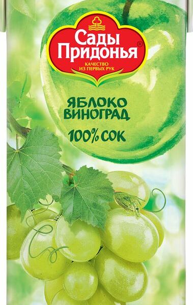 Сок Сады Придонья Яблоко-виноград 2л