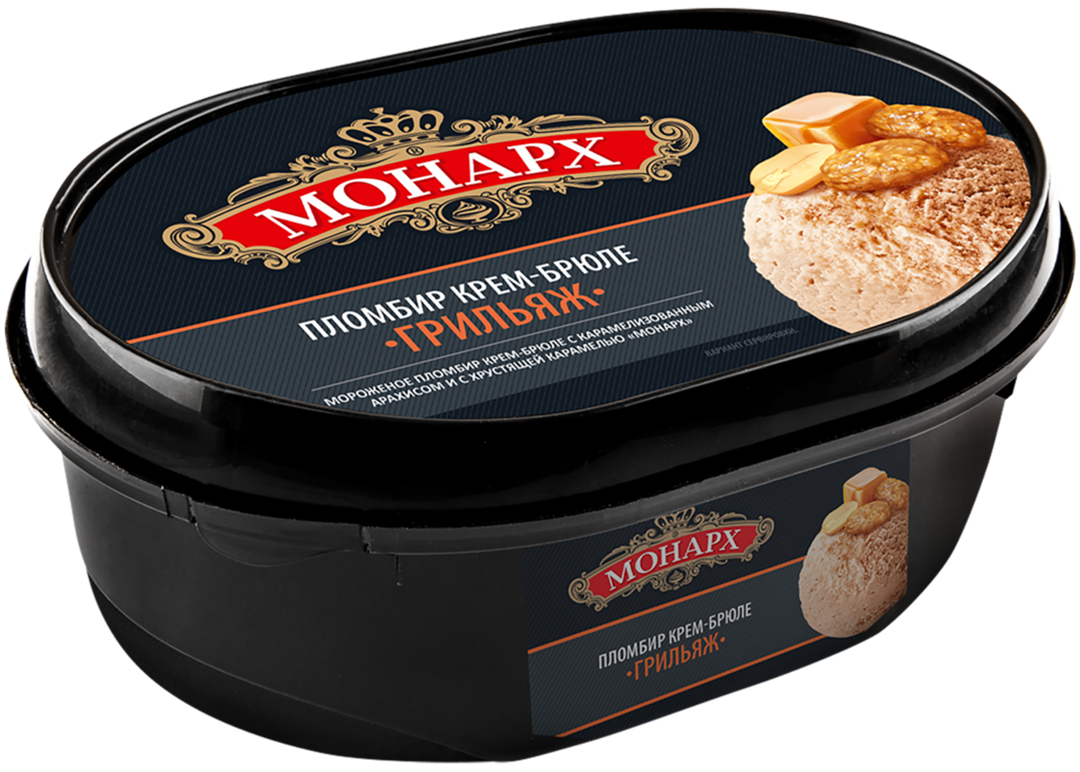 

Мороженое Монарх крем-брюле 12% 460 г