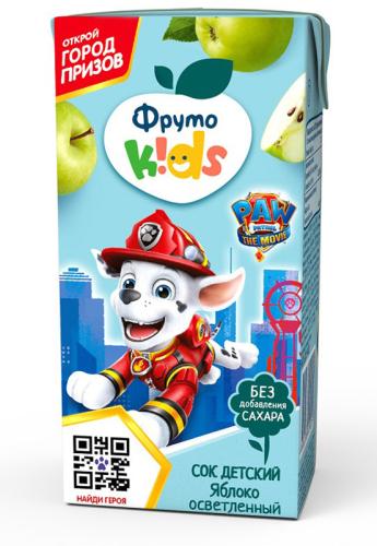 

Сок детский ФрутоKids яблоко осветленный с 4 месяцев 200 мл