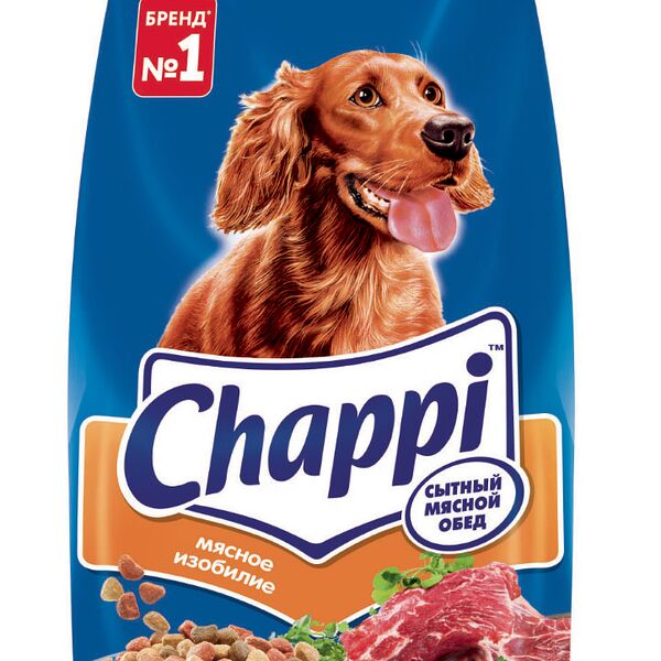 Сухой полнорационный корм для собак Chappi «Сытный мясной обед. Мясное изобилие», 15кг