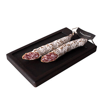 Колбаса «Фуэт» сыровяленая  с благородной белой плесенью, «Ипатов. Мясные деликатесы», Россия