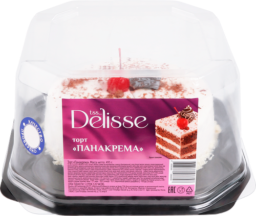 Торт DELISSE Панакрема, 495 г