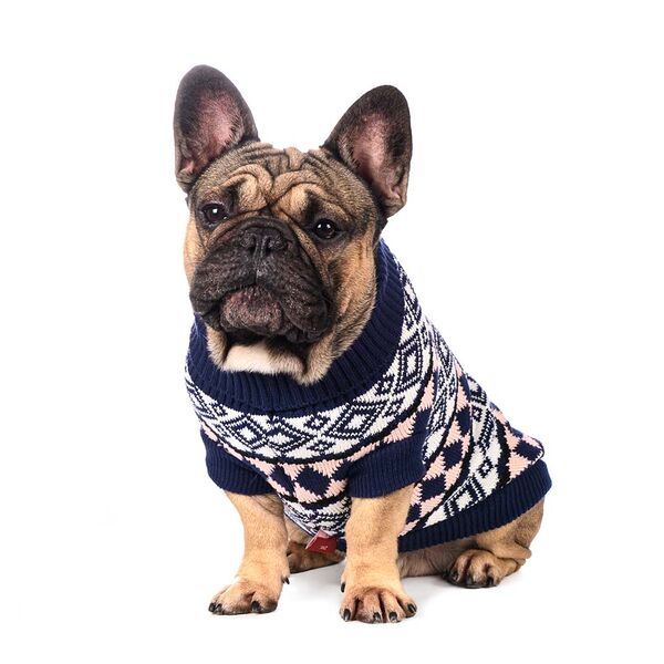 Свитер для собак 50см 3XL синий (унисекс)