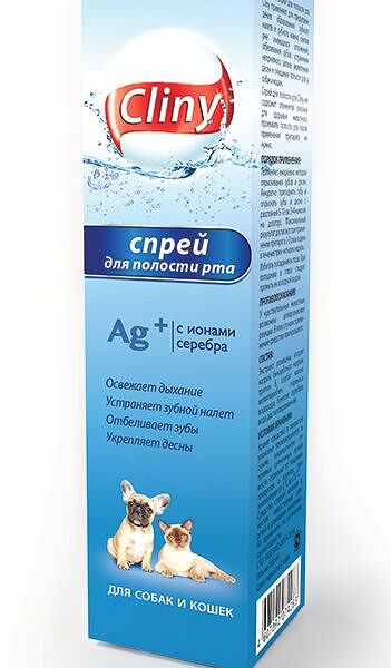 Спрей Cliny для полости рта для кошек и собак 100мл