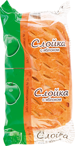 

Слойка ХЗ СТАВРОПОЛЬСКИЙ с яблоком, 80г
