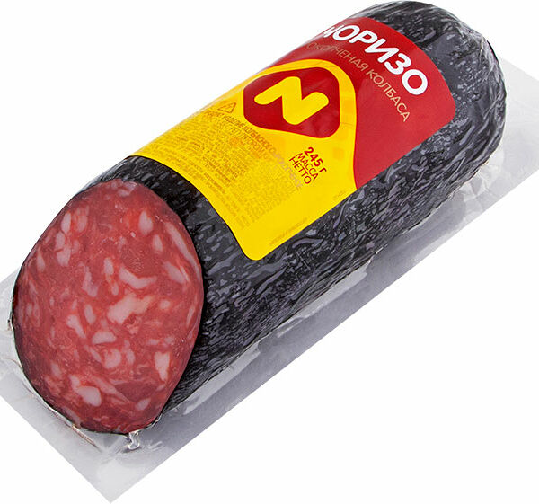 Колбаса Останкино Чоризо полусухая сырокопченая