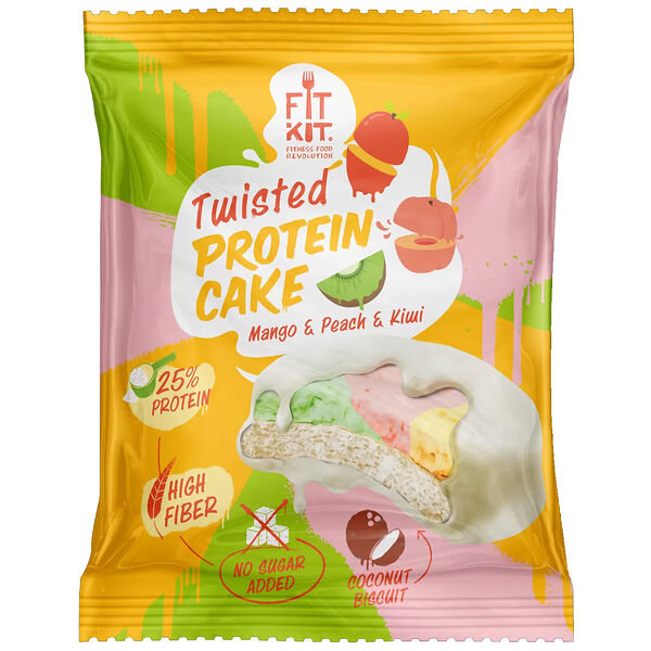 FIT KIT Twisted Protein Cake манго-персик-киви