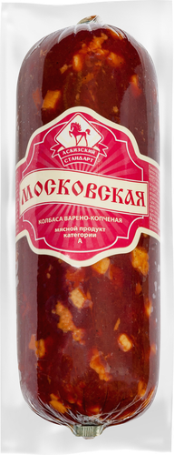 

Колбаса варено-копченая Аскизские колбасы Московская 350 г