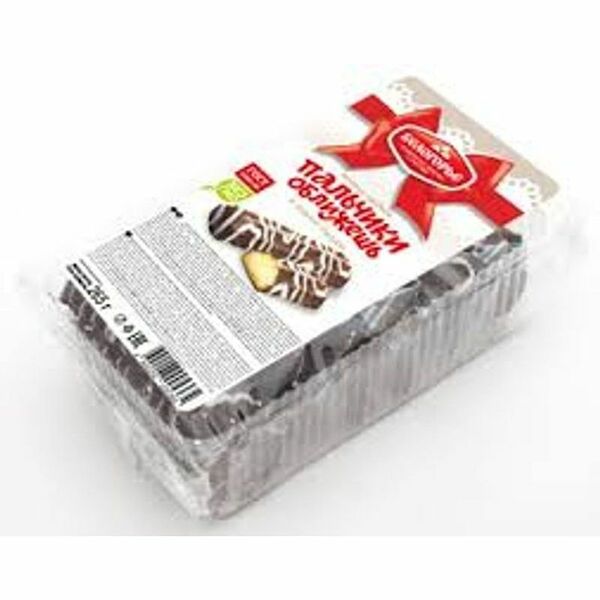 Печенье Белогорье Пальчики оближешь в темной глазури 265 г