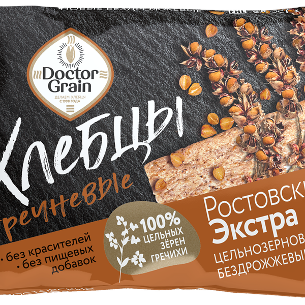 Хлебцы гречневые Doctor Grain Ростовские экстра 60 г