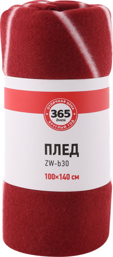 

Плед 365 ДНЕЙ 100x140см, полиэстер, Арт. ZW-b30/WF183/GBK1315-16A