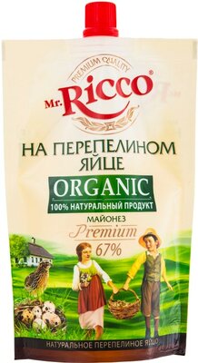 Майонез Mr. Ricco на перепелином яйце 67%