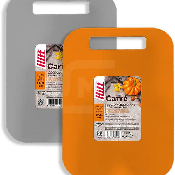 Доска разделочная Hitt Carre 29х21 см цвет в ассортименте