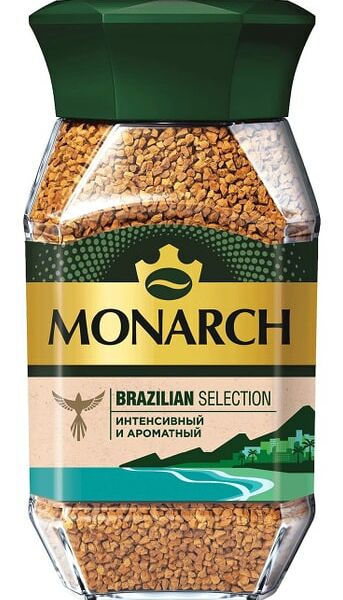 Кофе растворимый Monarch Brazilian Selection 95г