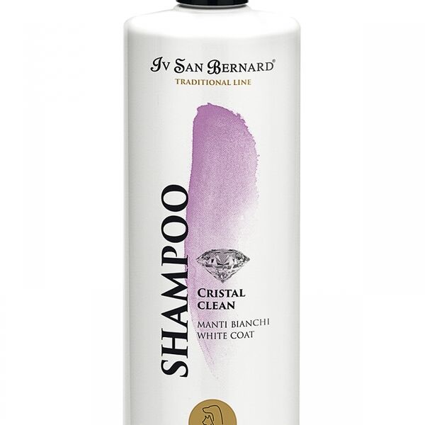 Шампунь для устранения желтизны шерсти Iv San Bernard Traditional Line Cristal Clean 
