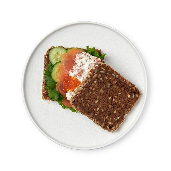 Сэндвич с риетом и семгой Taste Of Уже Готово