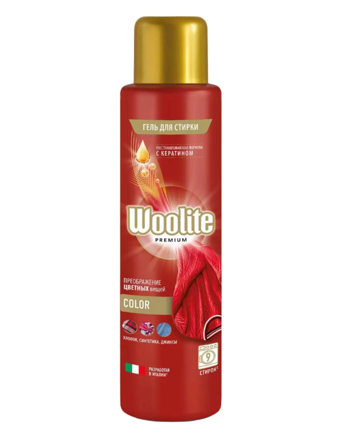 

Гель для стирки Woolite Premium Color 450 мл