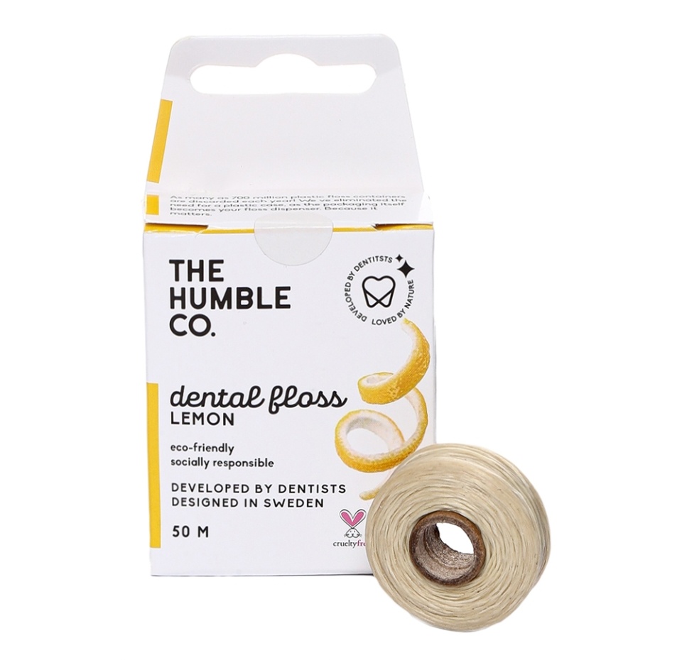 

Зубная нить «Лимон», The Humble Co., 50 м, Колумбия