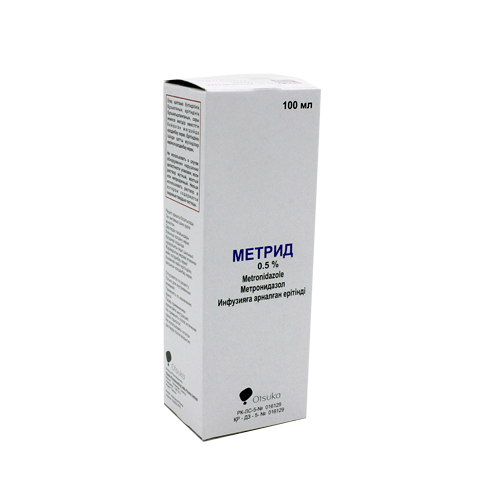 Метрид 0,5% 100 мл раствор для инфузий