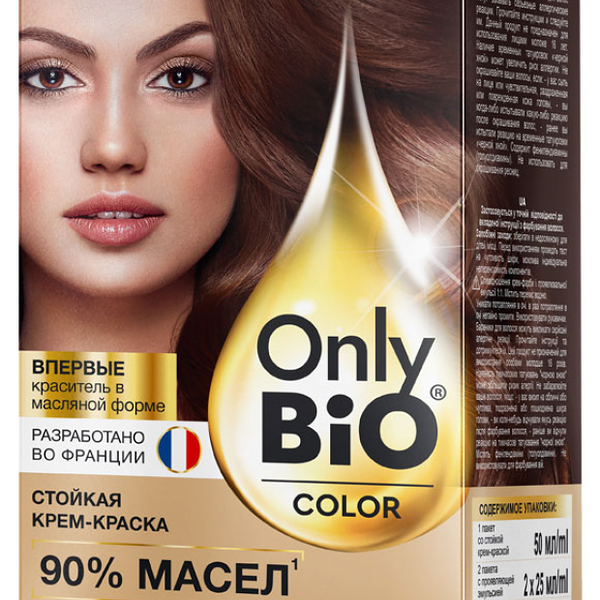 Крем-краска для волос стойкая Only Bio Color 4.0 Роскошный каштан