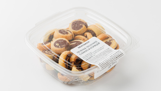 

Печенье песочное с какао и корицей