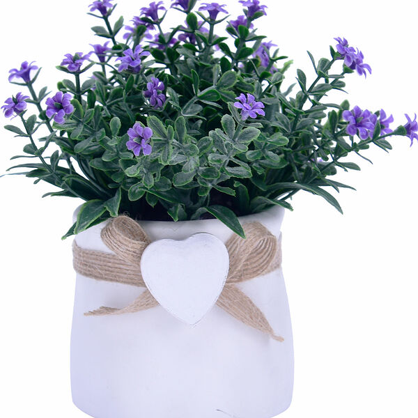 Искусственное растение в горшочке со шнурком 15 см