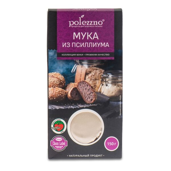 Мука из псиллиума Polezzno