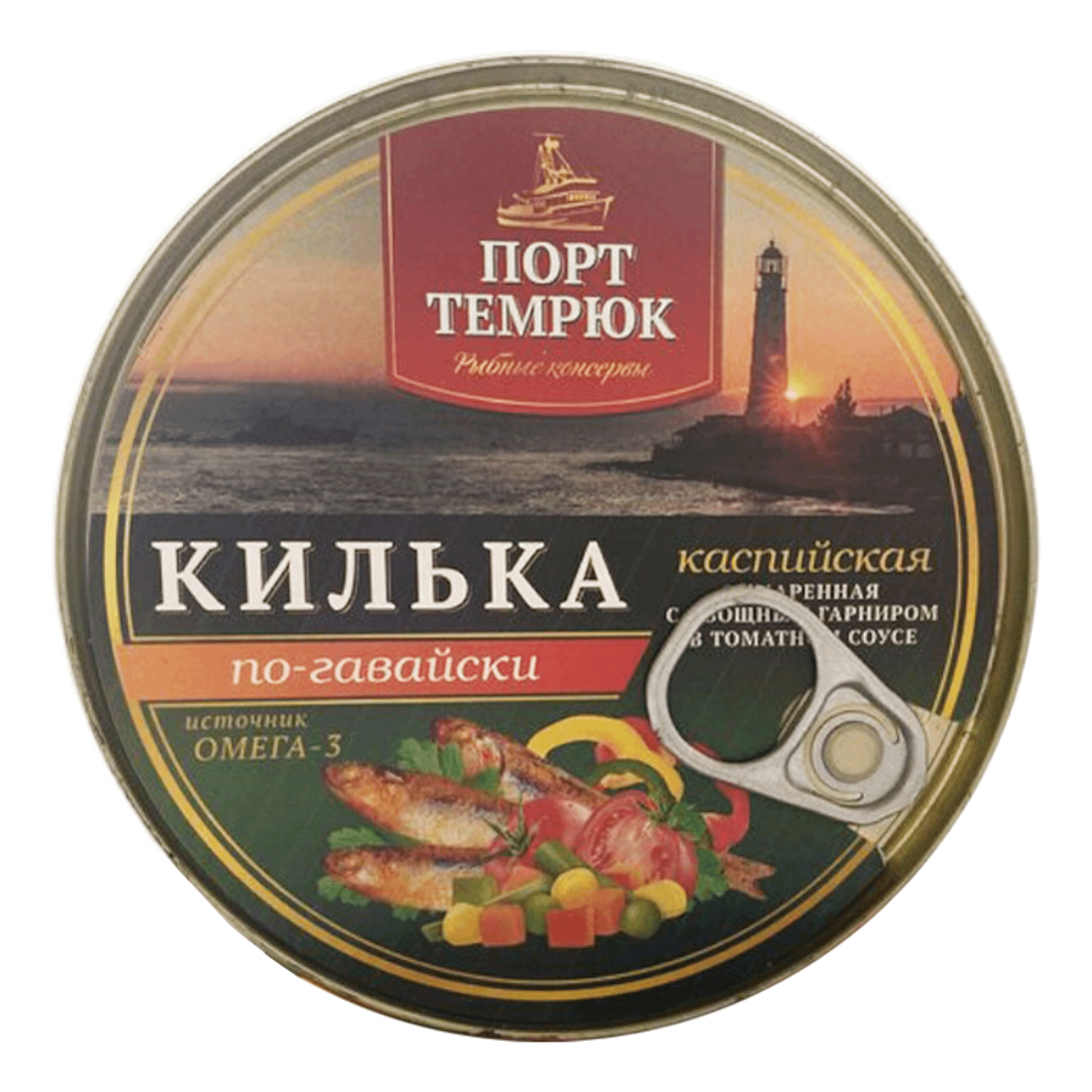 

Килька Порт Темрюк каспийская по-гавайски обжаренная в томатном соусе с овощами 240 г