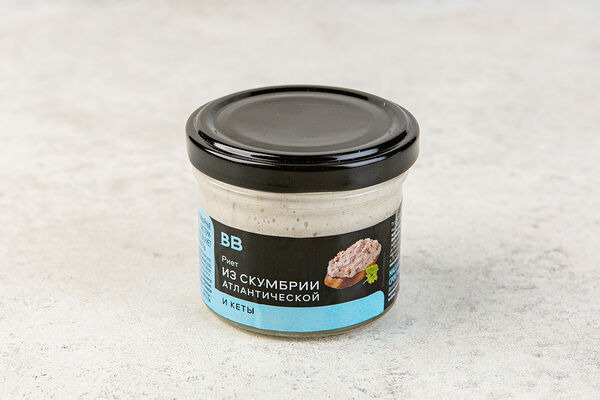 Риет из скумбрии атлантической и кеты