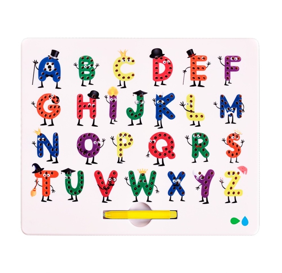 

Планшет для рисования Magboard «Алфавит» English, 3+ магнитный, «Назад к истокам»
