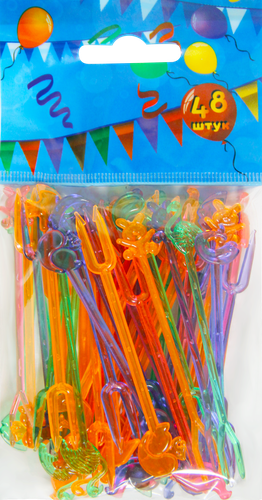 

Вилочка для канапе, 48шт