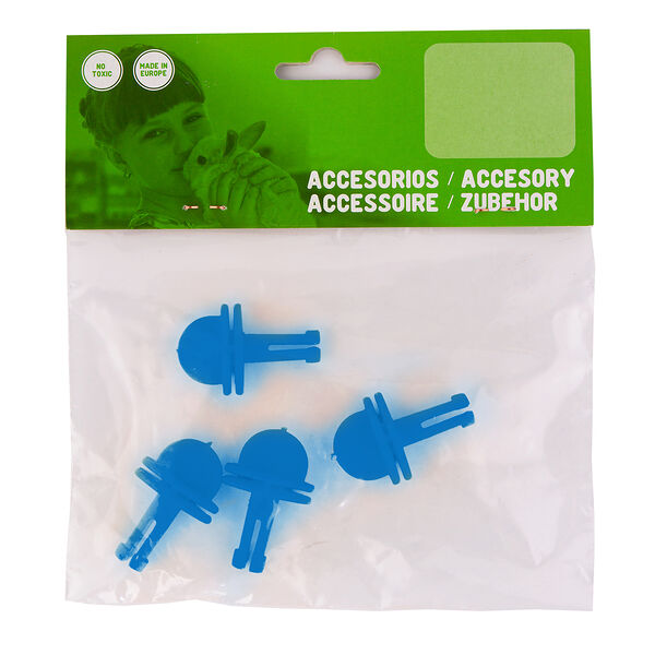 Комплект креплений для полок VOLTREGA, синий, 4х2.5см, уп/4шт (Испания)