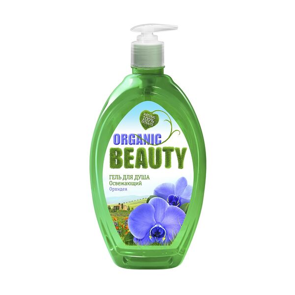 Гель для душа ORGANIC BEAUTY Освежающий, 1000мл