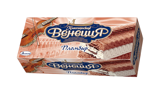 Мороженое пломбир Талосто Классическая Венеция Ванильно-шоколадный