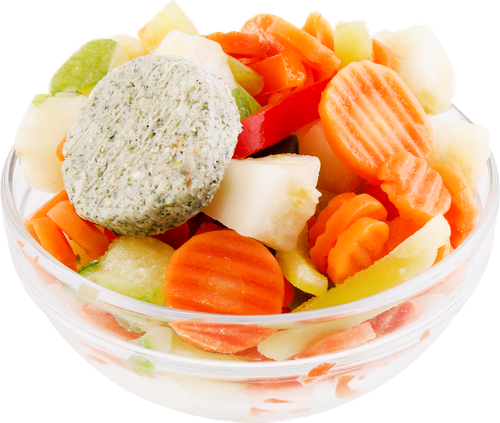 

Смесь овощная Свой урожай Овощное рагу в соусе По-деревенски, 400 г