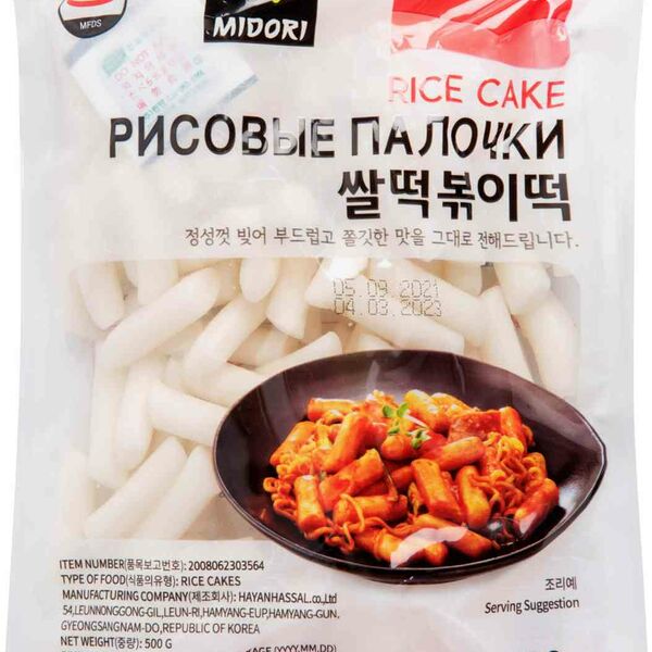 Палочки рисовые Midori для Токпокки