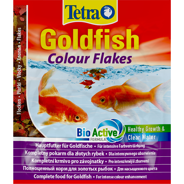 Tetra Goldfish Colour корм для улучшения окраса золотых рыбок (хлопья)