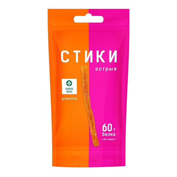 Колбаски Стики острые с/в изд колб из мяса ц/б сорта экстра охл мгс 55г АК Колос