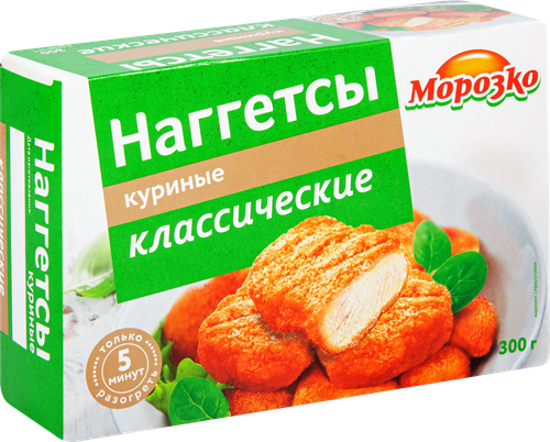 

Наггетсы куриные Морозко Классические 300 г