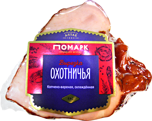 

Вырезка ПОМАРК Охотничья свиная к/в кат.Б в/у вес