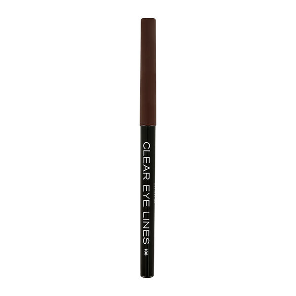Карандаш для глаз `PARISA` CLEAR EYELINER PENCIL механический тон 108 коричневый темный, 1.2 г