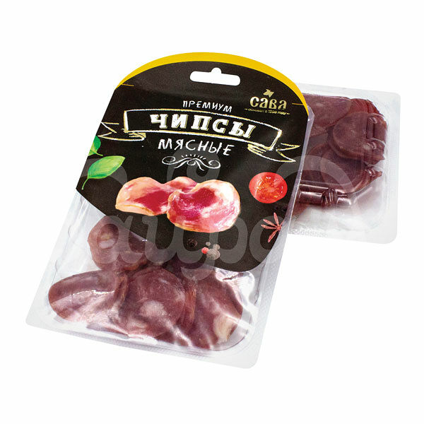 Чипсы Мясные Премиум  50гр к/в САВА в/у