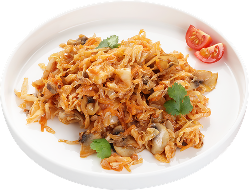 

Капуста Лента Fresh тушеная с грибами, вес